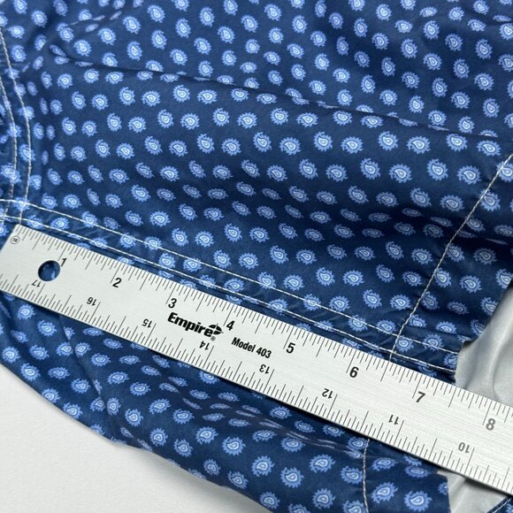 Peter Millar Blue Polka Dot Swimsuit Board Shorts Drawstring Waist & Pockets XL. - Picture 7 of 15